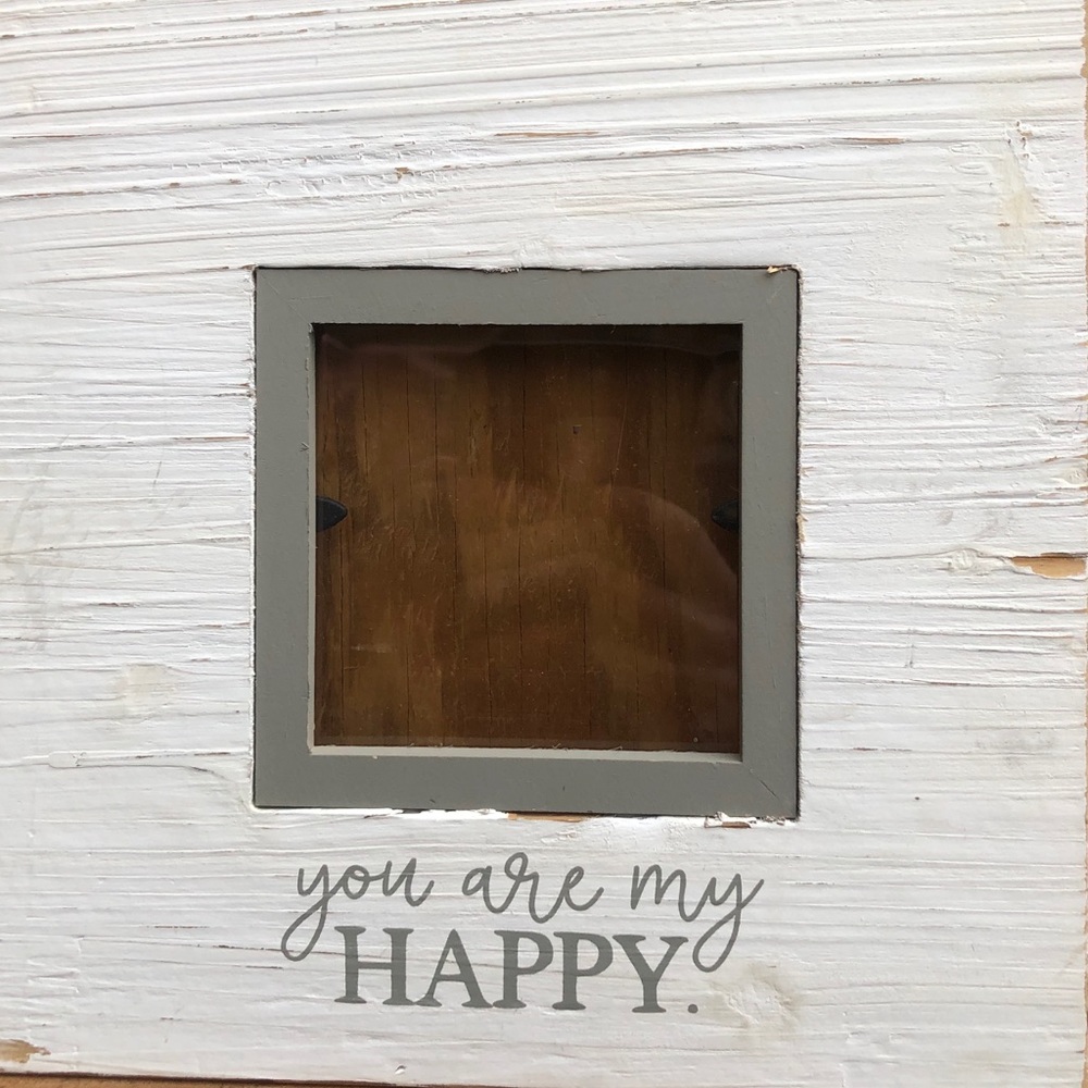 Aged Wooden Photo Frame